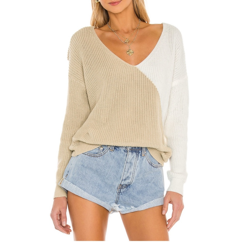 Superdown Revolve Trish Knot Sweater